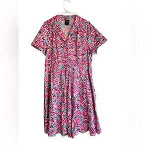 Disney Alice in Wonderland Cheshire Cat Dress Size 18